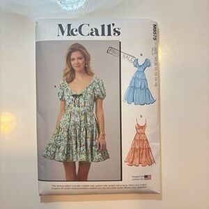 Floral Print Dress Pattern